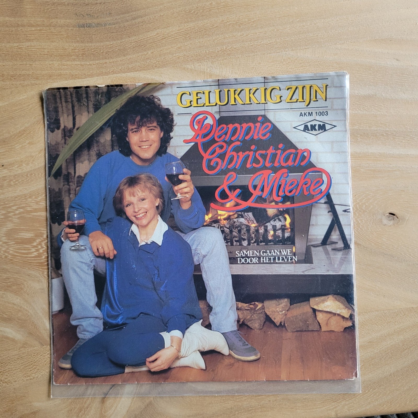 Dennie Christian & Mieke - Gelukkig Zijn (Single), Cd's en Dvd's, Ophalen of Verzenden, Gebruikt, Levenslied of Smartlap