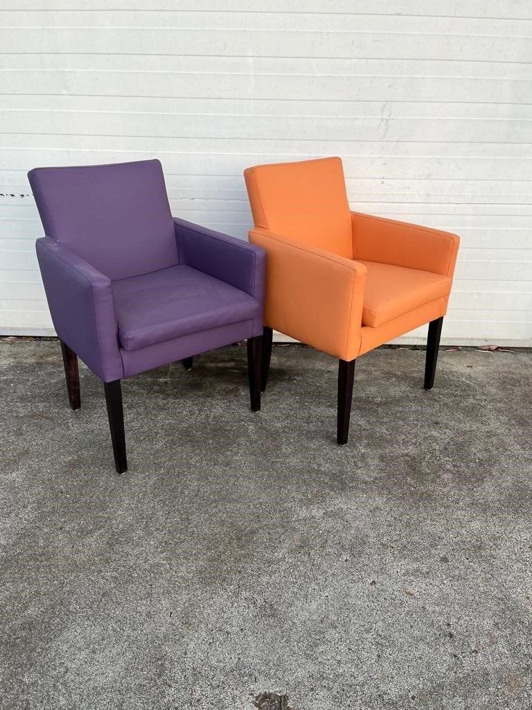 1 stuks luxe eetkamer stoelen fauteuils paars nieuw, Ophalen, Overige kleuren, Nieuw, Eén