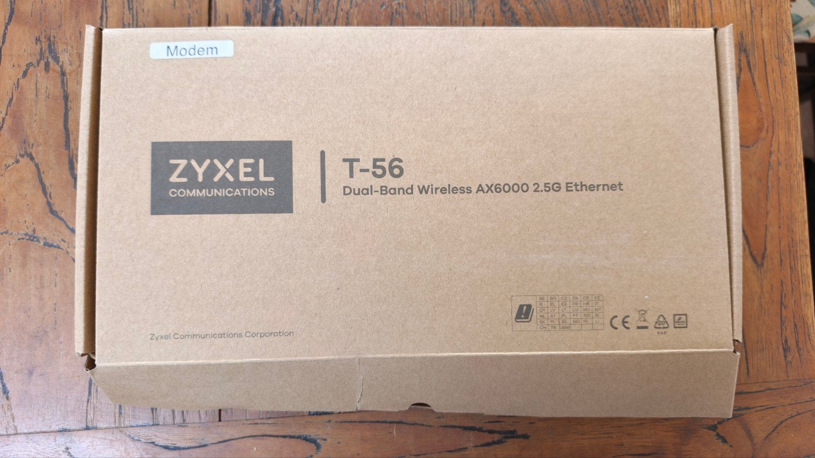 Zyxel T-56 Dual-Band Wireless AX6000 2.5G Ethernet Router, Computers en Software, Ophalen, Nieuw, Router, Zyxel