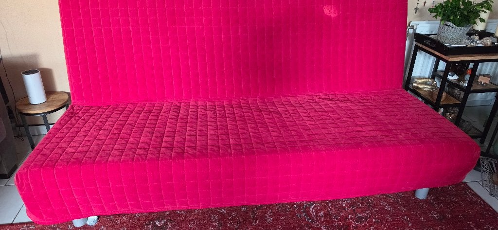 Ikea zit-Slaapbank., Ophalen, Gebruikt, Tweepersoons, 140 cm