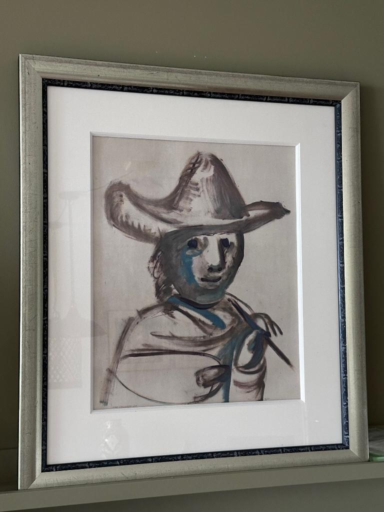 Pablo Picasso litho ingelijst, Antiek en Kunst, Kunst | Litho's en Zeefdrukken, Ophalen