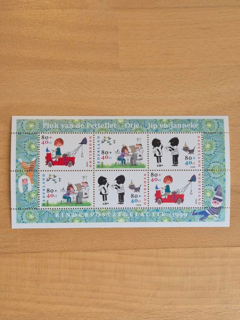 Nederland 1999 kinderpostzegels, Postzegels en Munten, Ophalen of Verzenden, Na 1940, Postfris