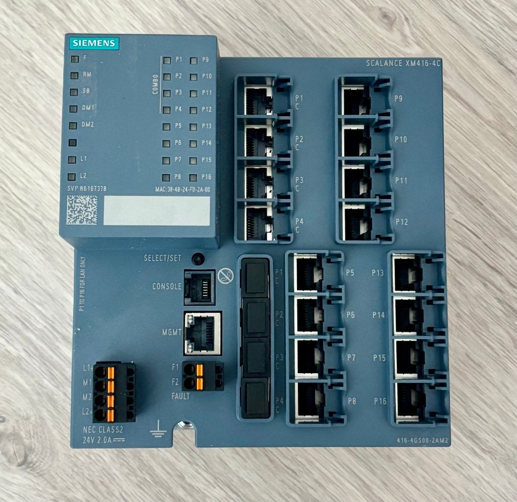 SIEMENS - Simatic - Managed Ethernet Switch - XM416-4C, Ophalen of Verzenden, Zo goed als nieuw