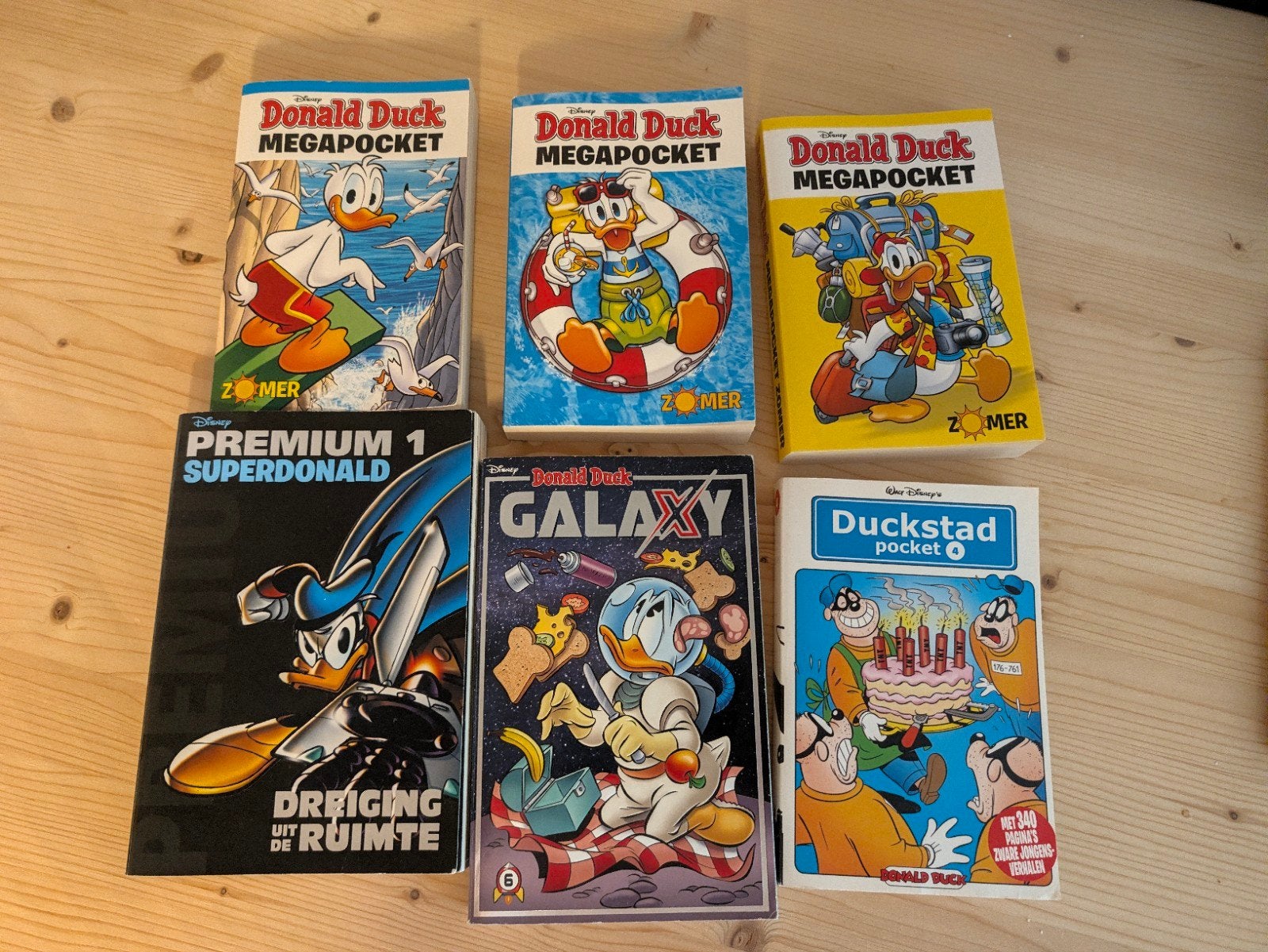 Donald Duck Megapocket, Superdonald,Galaxy & Duckstad pocket, Boeken, Meerdere stripboeken, Ophalen of Verzenden, Gelezen