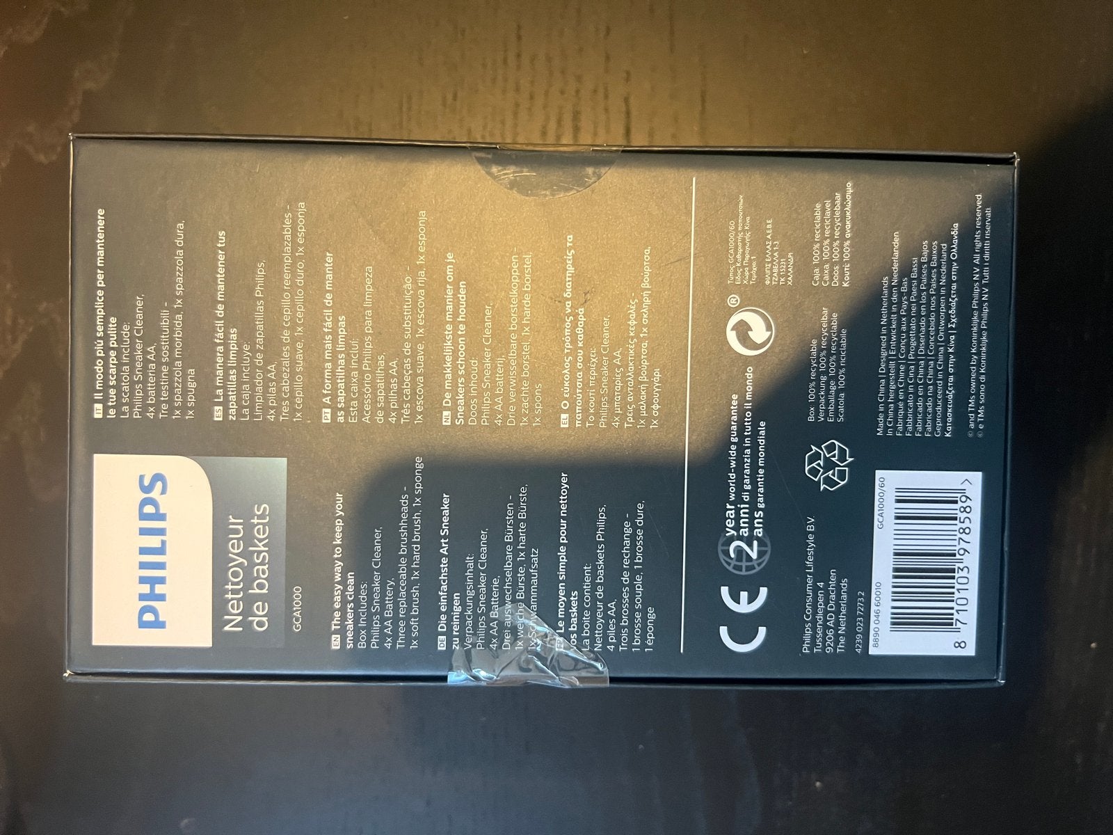 Philips Sneaker Cleaner GCA1000/60 - Nieuw in doos, Inclusief accessoires, Philips, Overige typen, Nieuw
