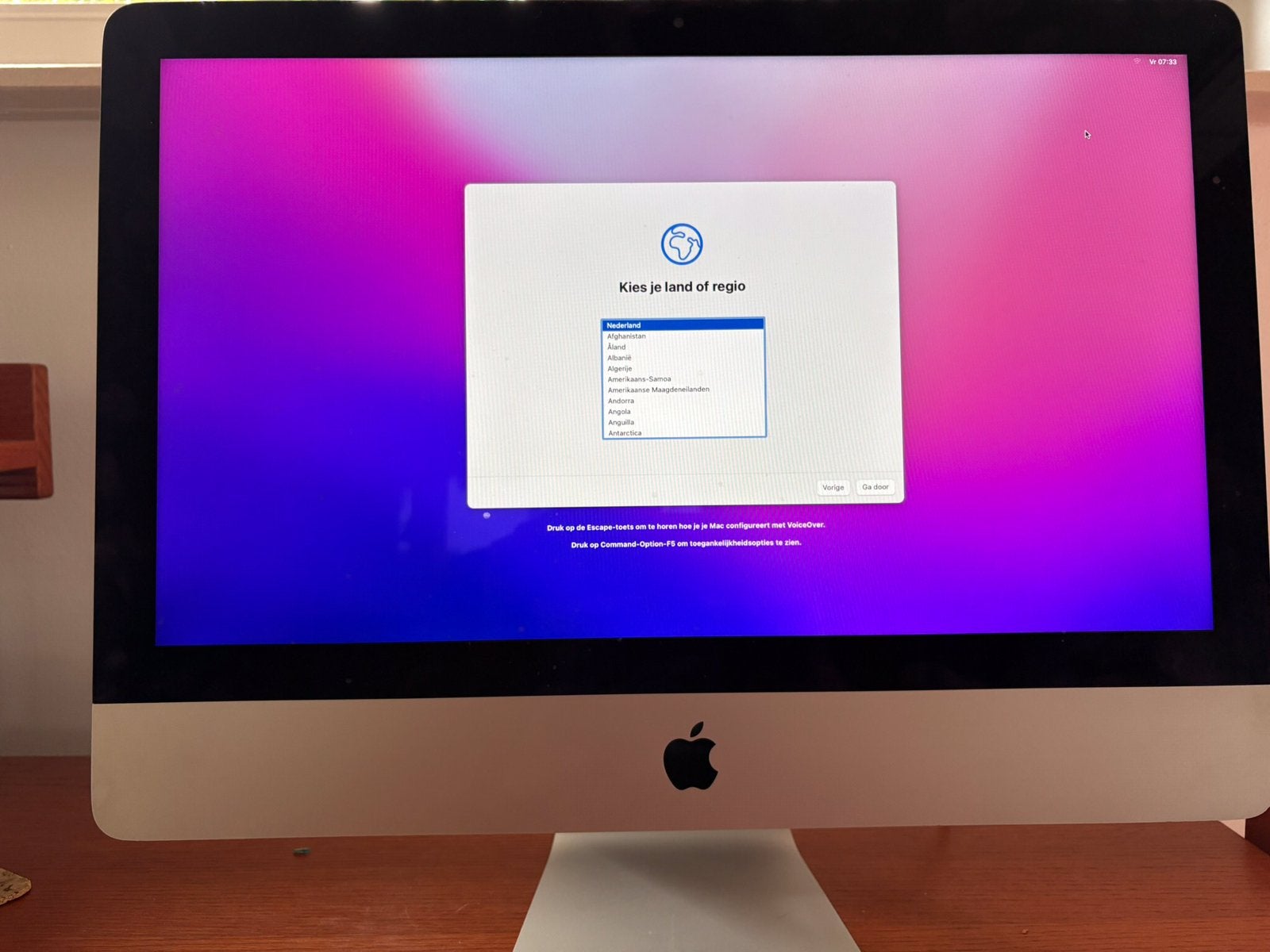 iMac 21,5” - OS 12.7.6 - 2015, Computers en Software, Apple Desktops, Ophalen of Verzenden, Zo goed als nieuw, IMac, 2 tot 3 Ghz