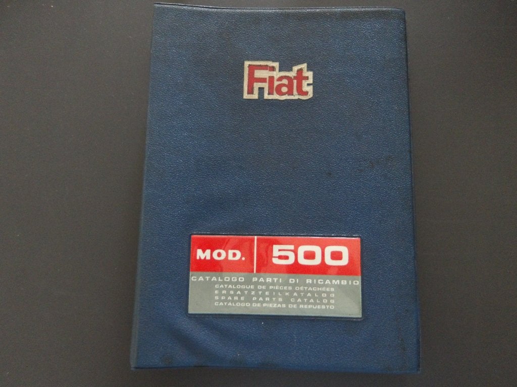 Fiat 500 Onderdelen Catalogus - Origineel, Ophalen of Verzenden