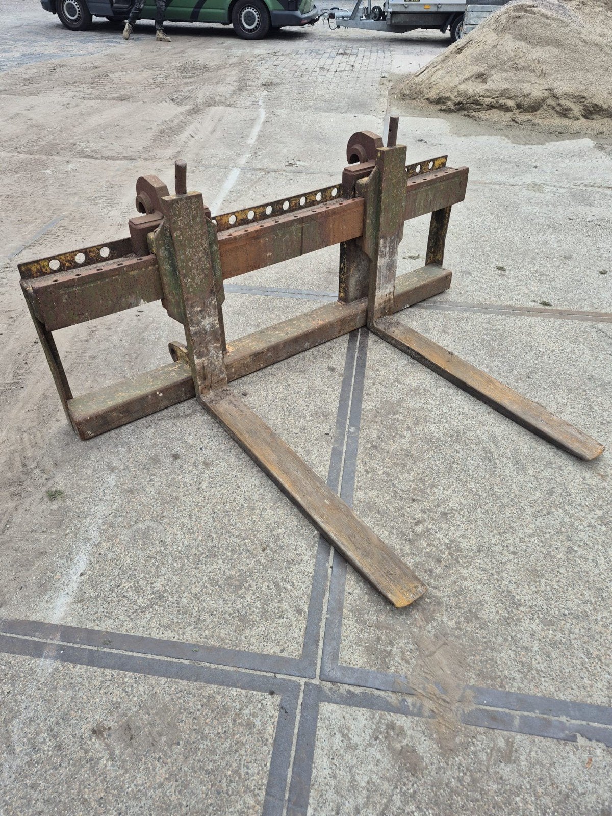 Palletvorken / Vorkenbord / Palletlepels Volvo shovel, Ophalen, Gebruikt