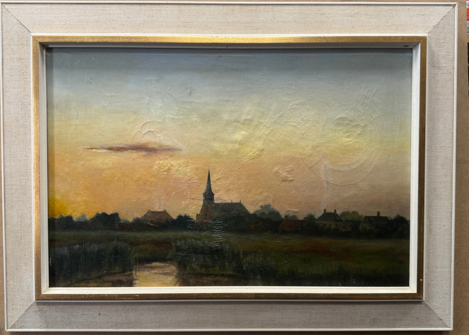 expressionistisch olieverf op doek Jan Brouwer, Antiek en Kunst, Ophalen of Verzenden