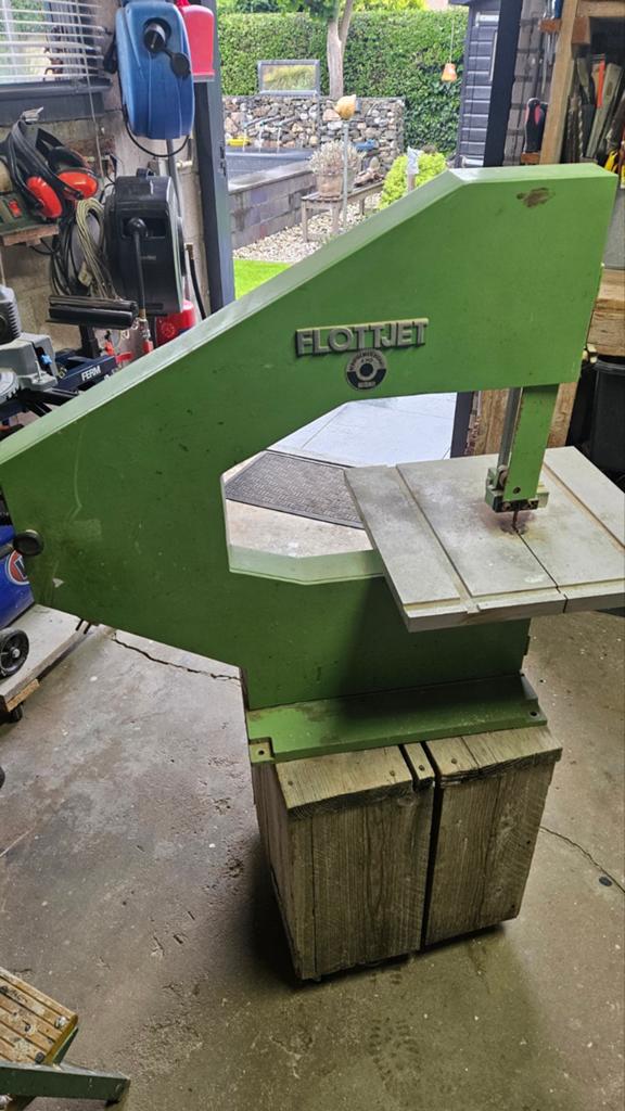 Flottjet Lintzaag - Robuuste Houtbewerkingsmachine, Doe-het-zelf en Verbouw, Gebruikt, Flottjet, 70 mm of meer, 600 tot 1200 watt