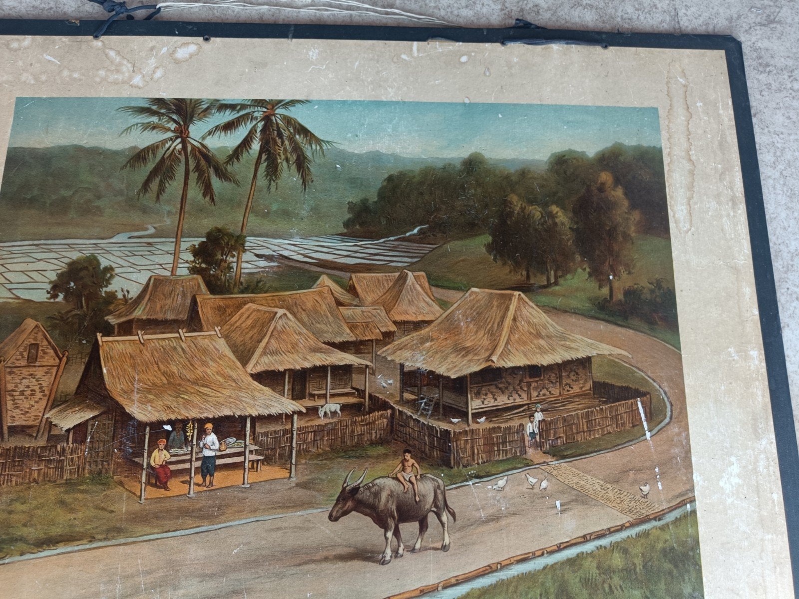 Oude schoolplaten Indonesië .In Amsterdam ophalen, Ophalen, Overige thema's