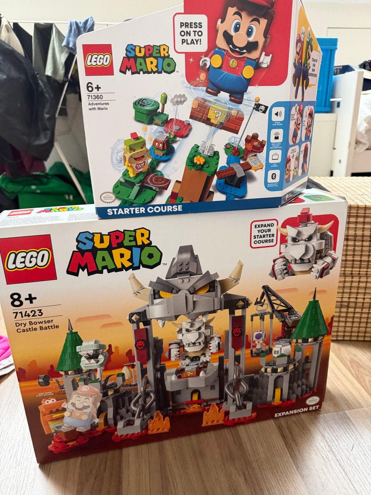 Lego Super Mario Starterset & Bowser's Castle (Compleet), Ophalen of Verzenden, Gebruikt