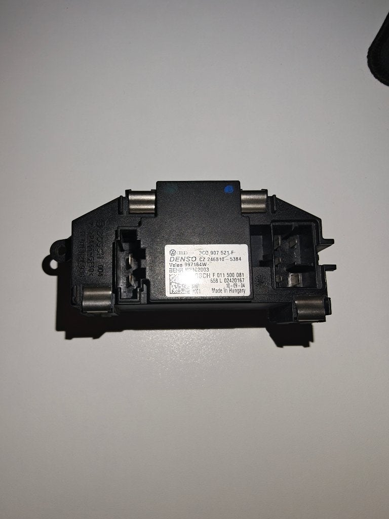 VW Golf 6 Chauffageschakelaar | Kachelweerstand | aanjager, Ophalen of Verzenden, Gebruikt, Volkswagen