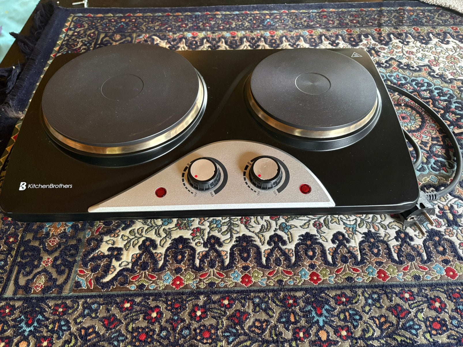 NIEUW! Kitchen Brothers elektrische kookplaat, Nieuw, 3 kookzones of minder, Ophalen of Verzenden, Vrijstaand