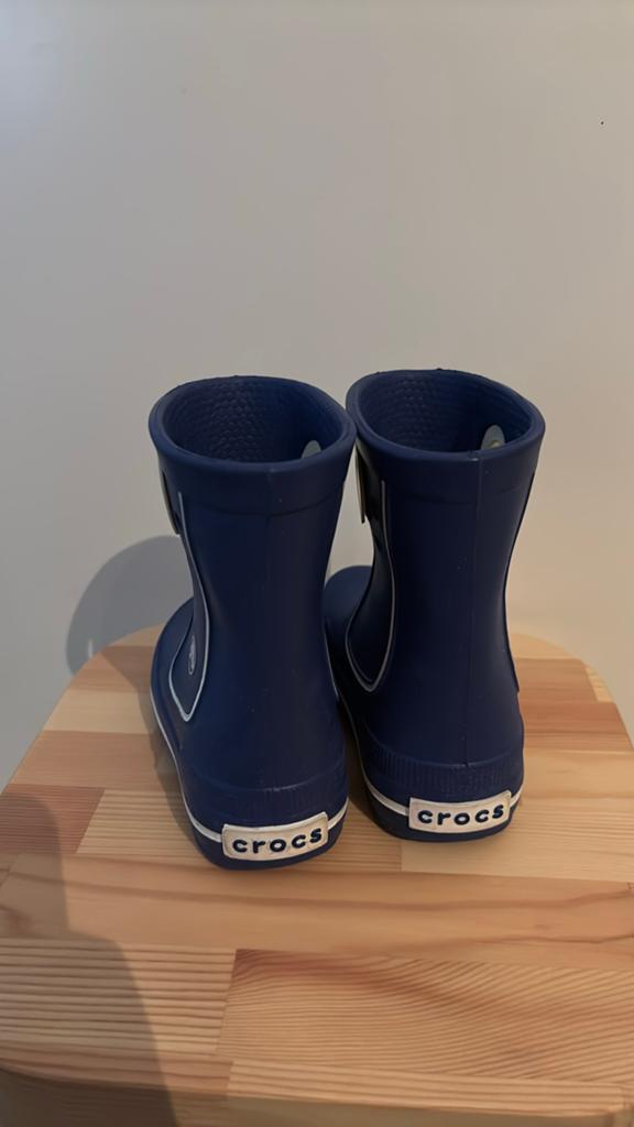 Crocs regenlaarzen blauw maat 24, Ophalen, Zo goed als nieuw