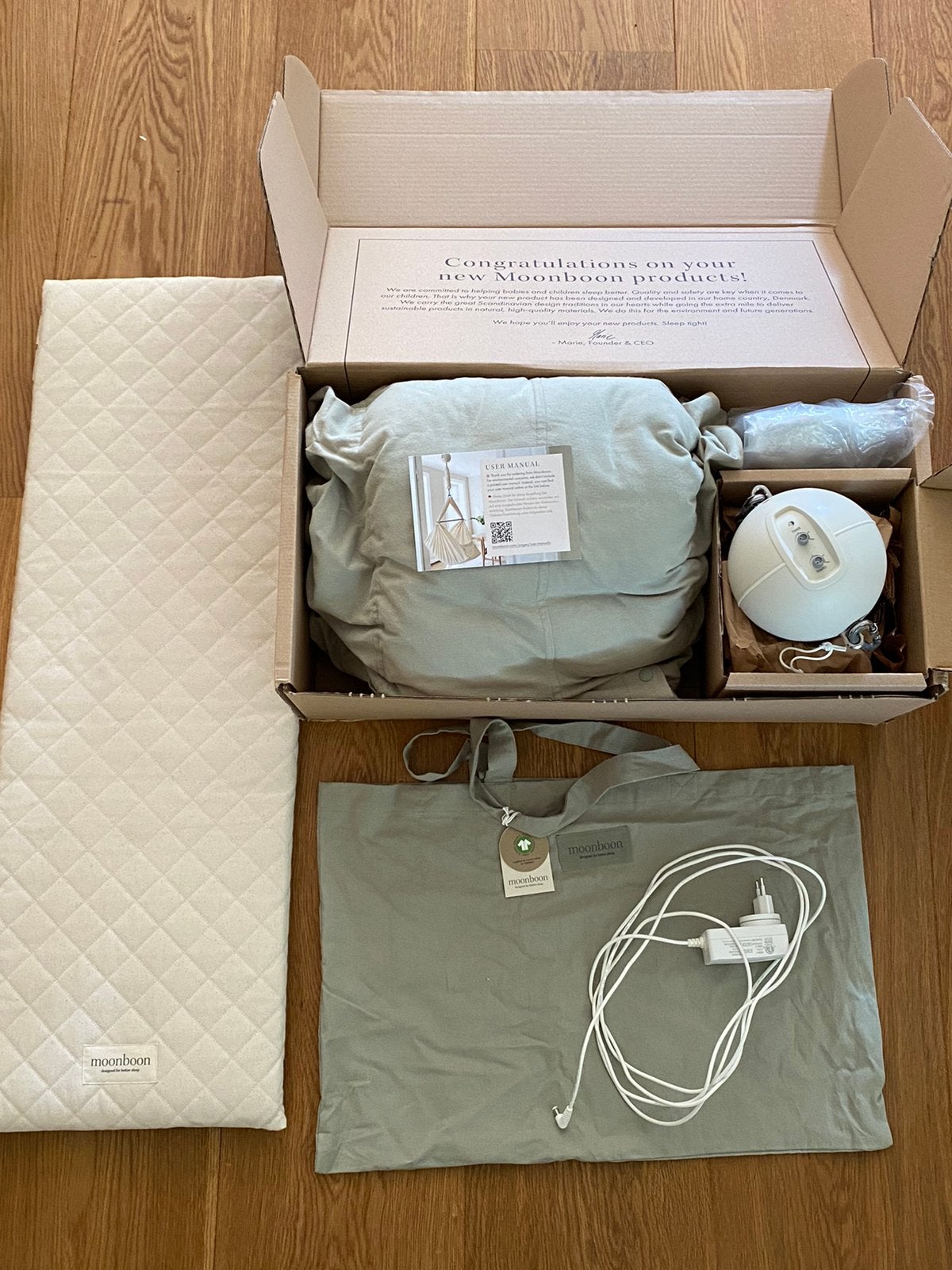 Moonboon Hangmat Connect basic Seagrass bundel, Ophalen of Verzenden, Zo goed als nieuw, Overige typen
