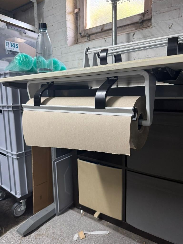 Papierrolhouder Ondertafel Dispenser (50 cm - Gladde beugel), Ophalen of Verzenden, Nieuw