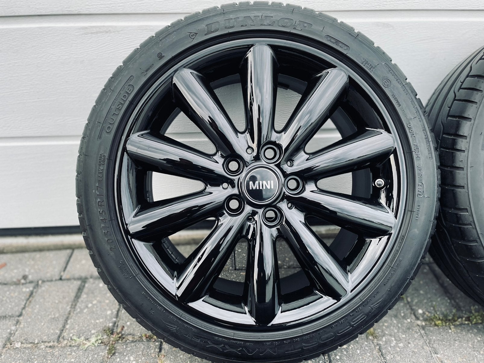 17 Inch Originele Mini Cooper COSMOS Velgen 205/45/17 5x112, Banden en Velgen, 17 inch, Zomerbanden, 205 mm