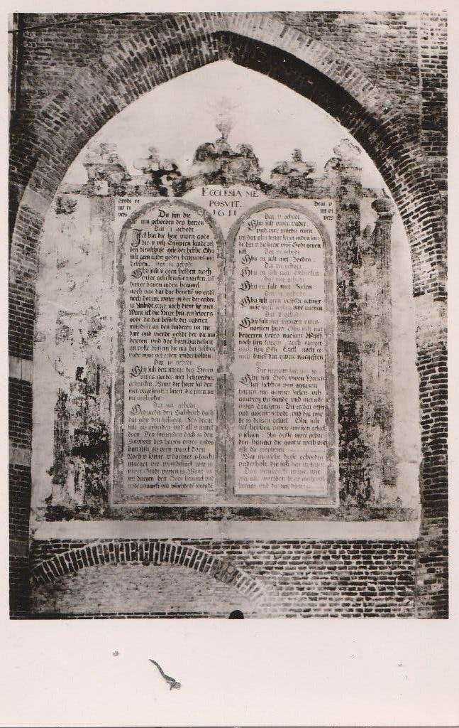 deventer- interieur groote kerk, Ophalen of Verzenden, Voor 1920, Overijssel