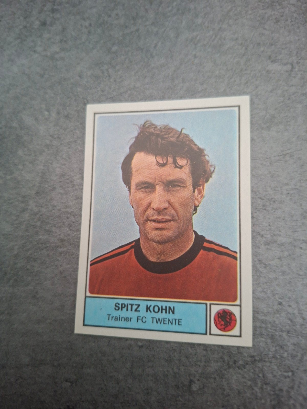Panini sticker Voetbal 78. Spitz Kohn FC Twente, Ophalen of Verzenden, Zo goed als nieuw, Sticker