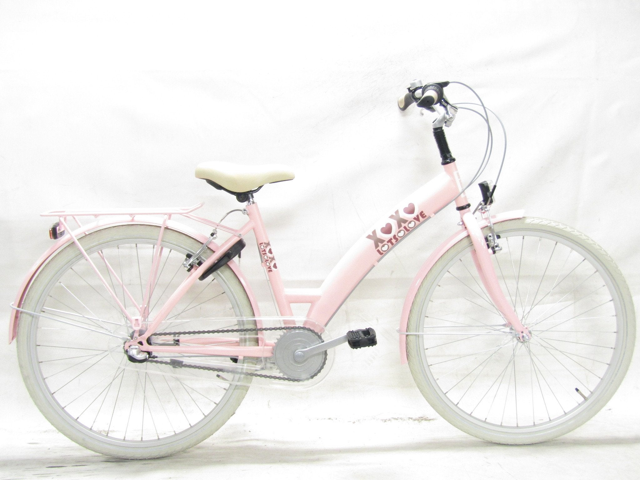 Bike fun Lots of love 26 roze meisjes 43cm 26inch, Nieuw, BIKE FUN, Versnellingen
