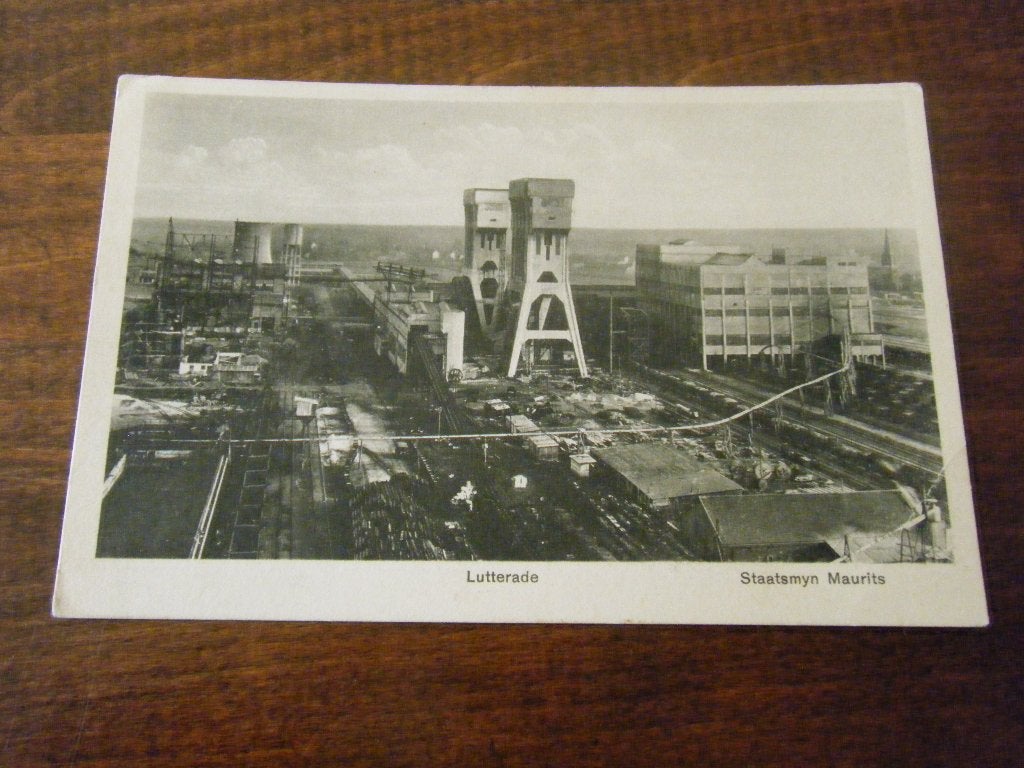 F32 - Lutterade - Staatsmijn Maurits - Mooi/Oud 2, Ophalen of Verzenden, 1940 tot 1960, Limburg