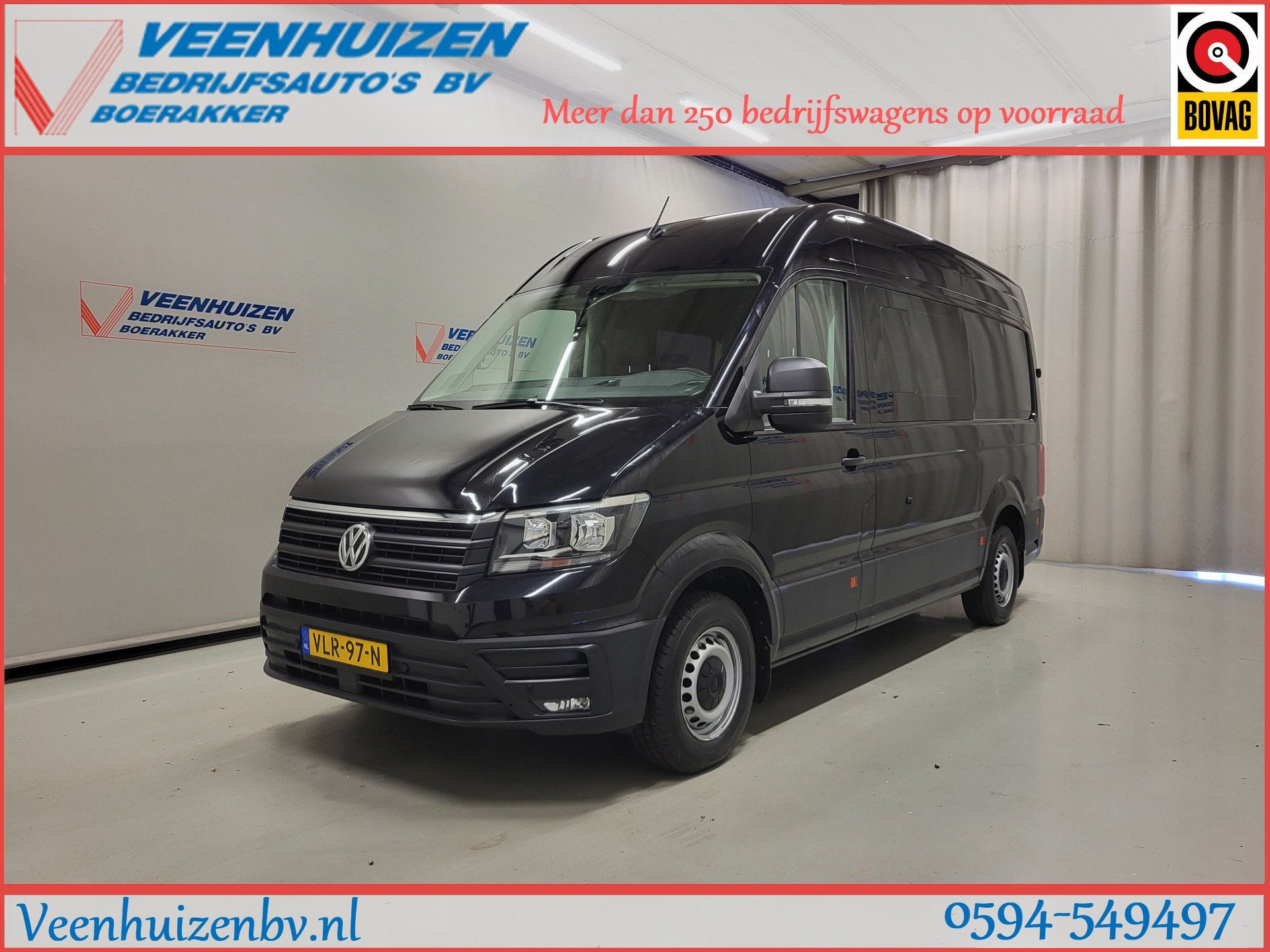 Volkswagen Crafter 2.0TDI L3/H3 Automaat Inrichting Euro 6!, Gebruikt, Euro 6, 4 cilinders, 3000 kg