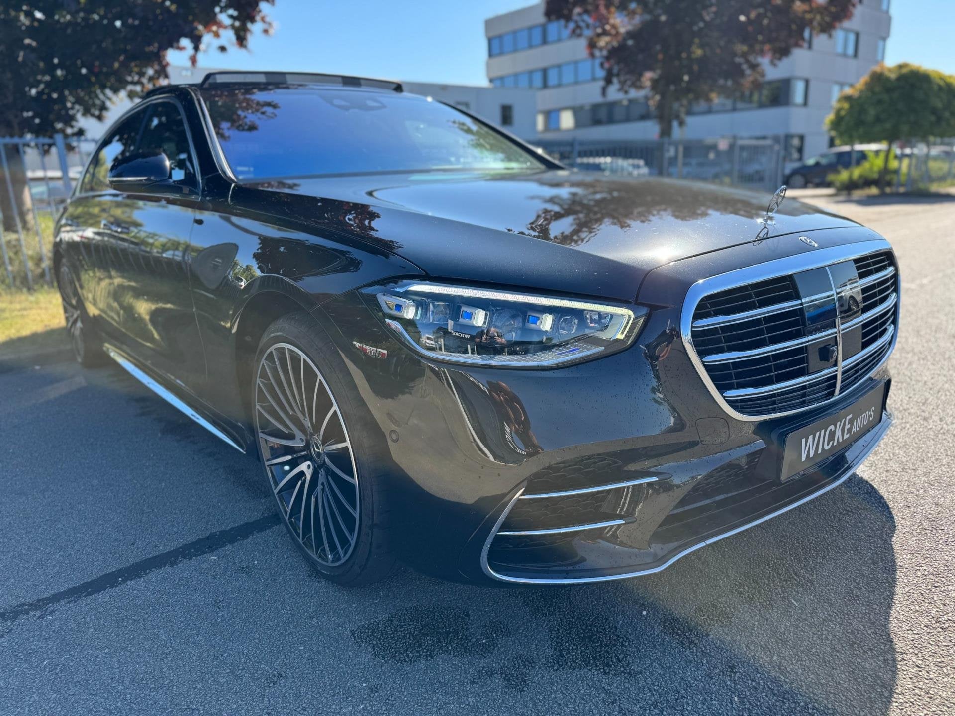 Mercedes-Benz S-klasse 400d 4MATIC Lang AMG Line Panorama 4, Auto's, Automaat, Dealer onderhouden, 15 km/l, Gebruikt
