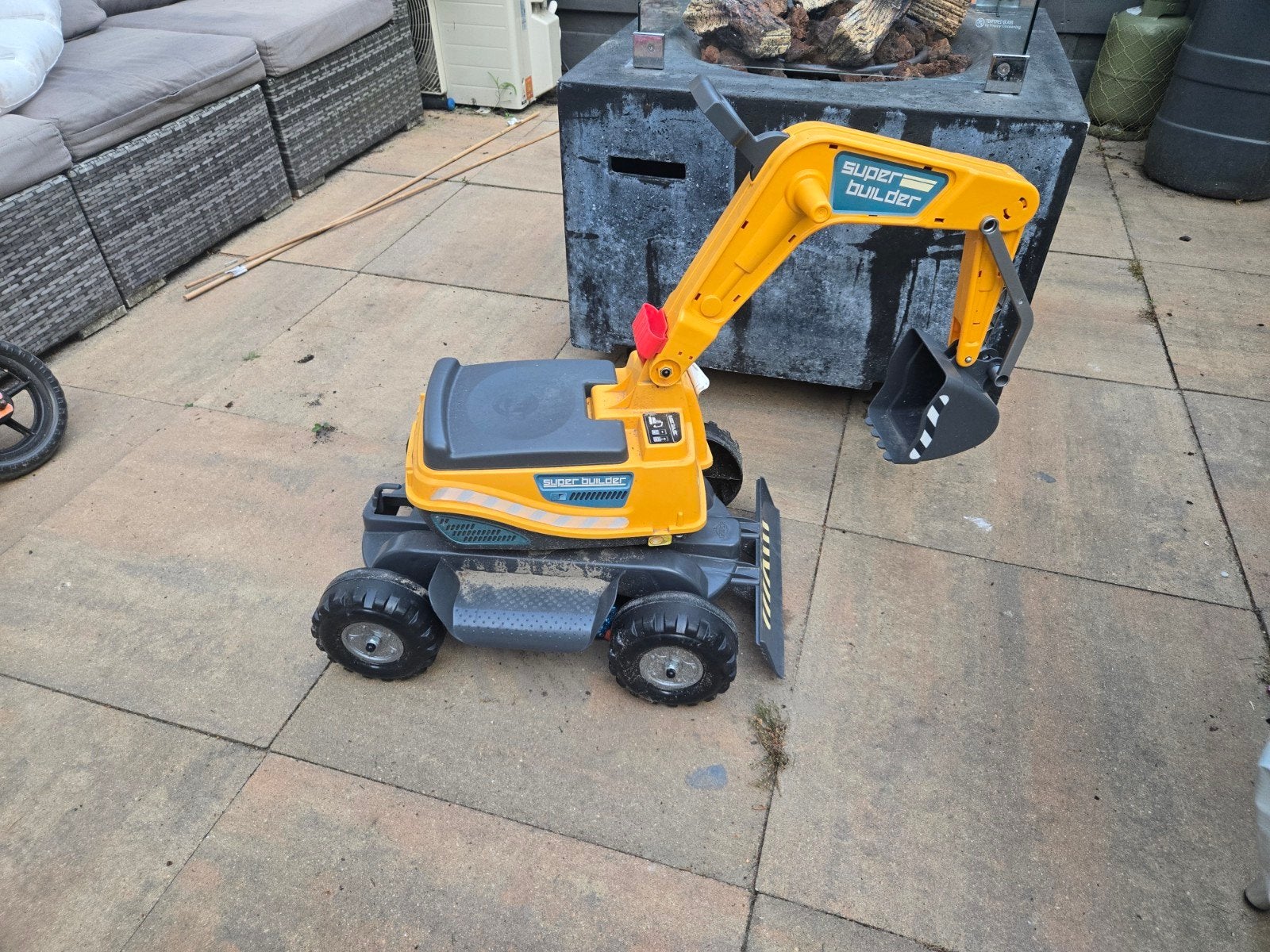 Super Builder Graafmachine, Ophalen, Gebruikt, Loopvoertuig