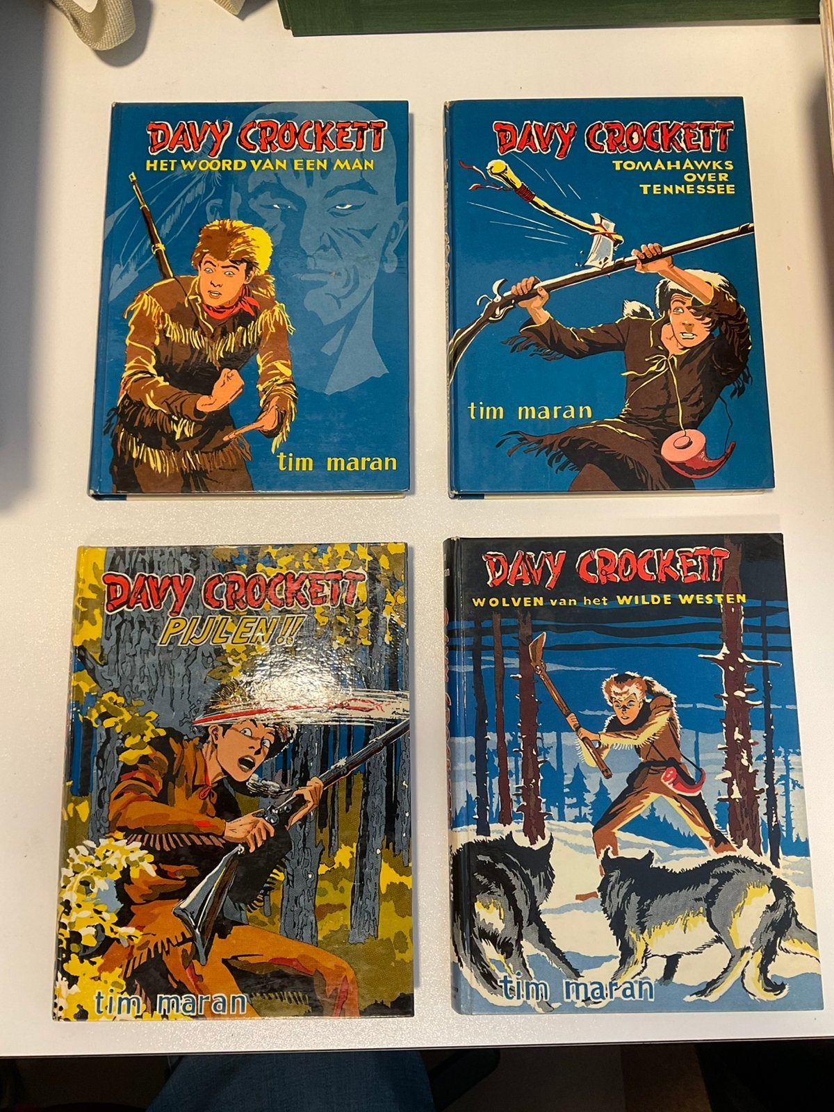 4x Davy Crockett , Tim Maran uit 1958., Boeken, Ophalen of Verzenden, Gelezen