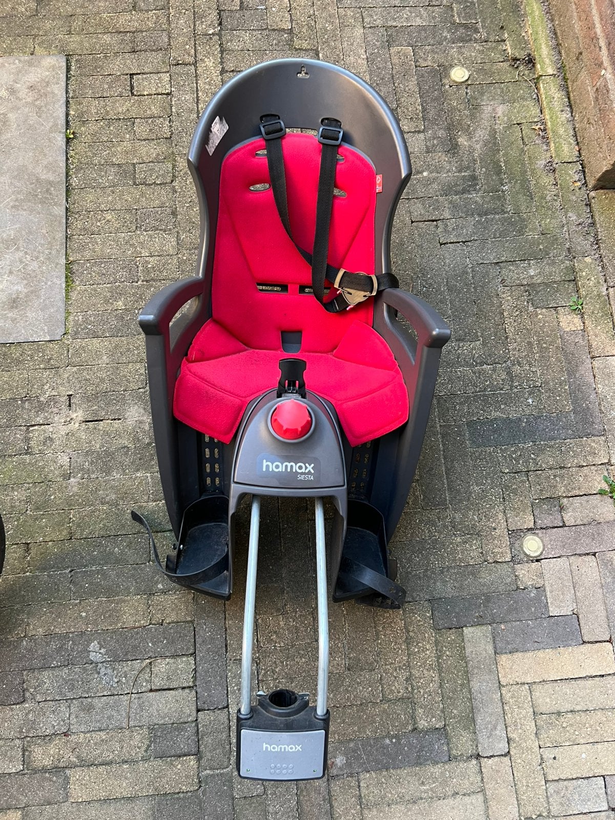 Hamax Siesta fietszitje, Fietsen en Brommers, Fietsaccessoires | Fietsstoeltjes, Ophalen, Zo goed als nieuw