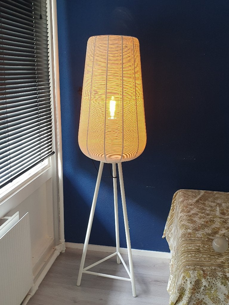 Vloerlamp Adeta, Ophalen, 100 tot 150 cm, E27 (groot), Zo goed als nieuw