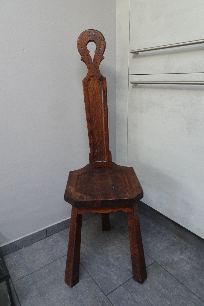 antiek 3 poot stoeltje, Antiek en Kunst, Ophalen