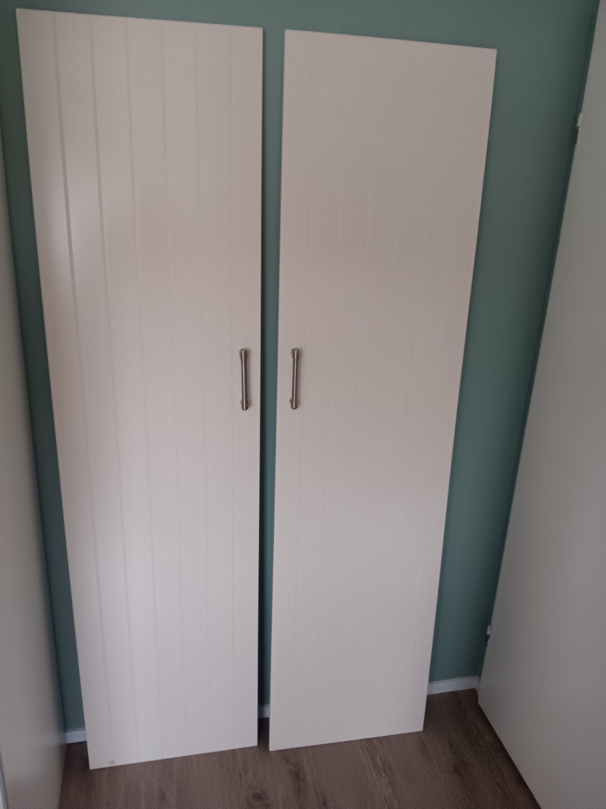 2 IKEA PAX kastdeuren - 210x50cm, Ophalen