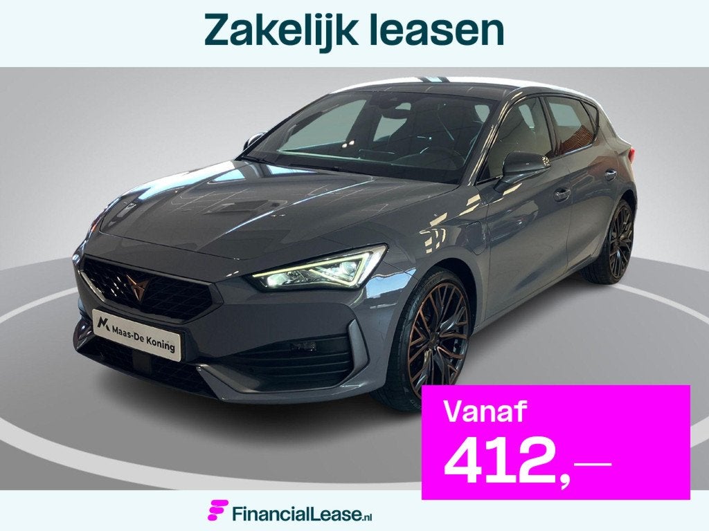 CUPRA Leon 1.4e-Hybrid 180kW/245PK VZ · Navigatie · Leder/, Stof, Gebruikt, 4 cilinders, Leon