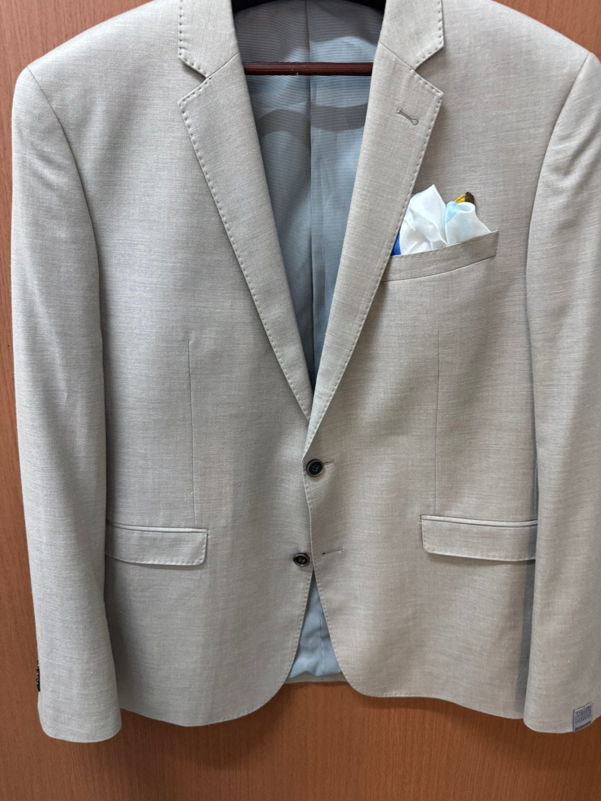 PRACHTIG KOLBERT VAN PT PLATINUM MT52/54 lichtbeige, Ophalen of Verzenden, Zo goed als nieuw, Maat 52/54 (L), Beige