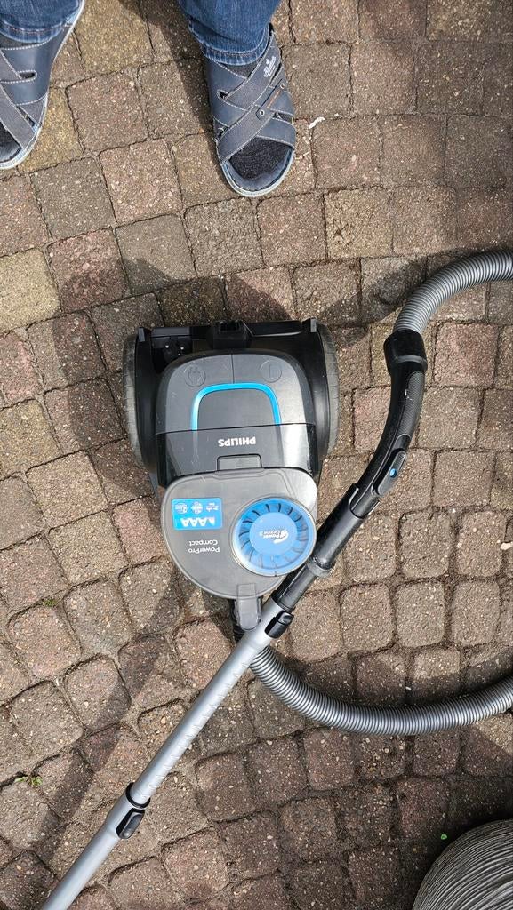 Philips PowerPro Compact Stofzuiger - Zo goed als nieuw, Ophalen of Verzenden, Zo goed als nieuw, Reservoir, Minder dan 1200 watt