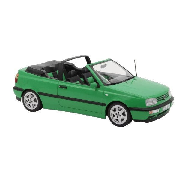 Volkswagen Golf Cabriolet 1995 Groen Schaal 1/18 Norev, Hobby en Vrije tijd, Modelauto's | 1:18, Auto, Norev, Ophalen of Verzenden