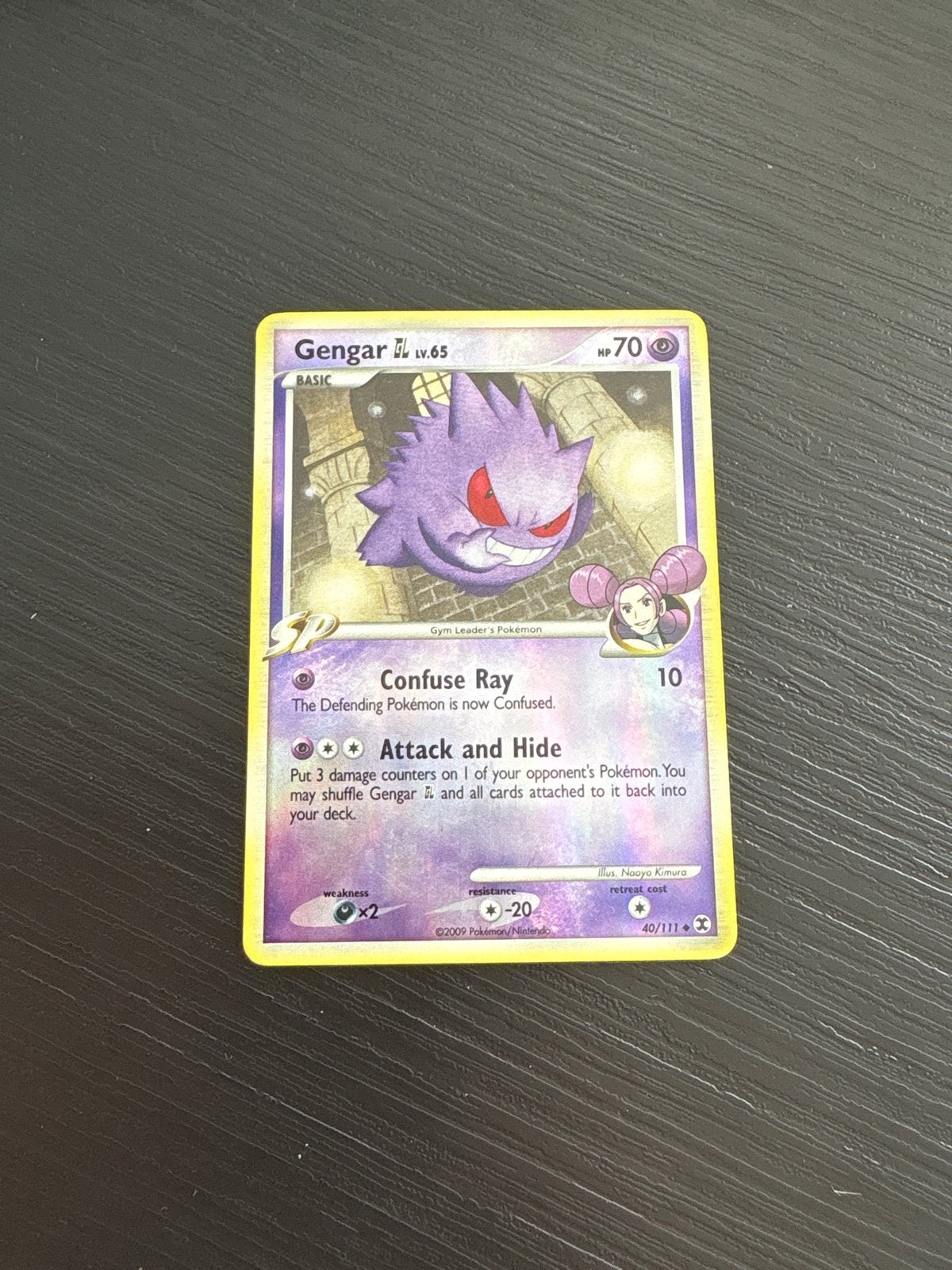 Gengar reverse holo Lv.65 (40/111) Pokémon kaart, Verzenden, Gebruikt, Losse kaart, Foil