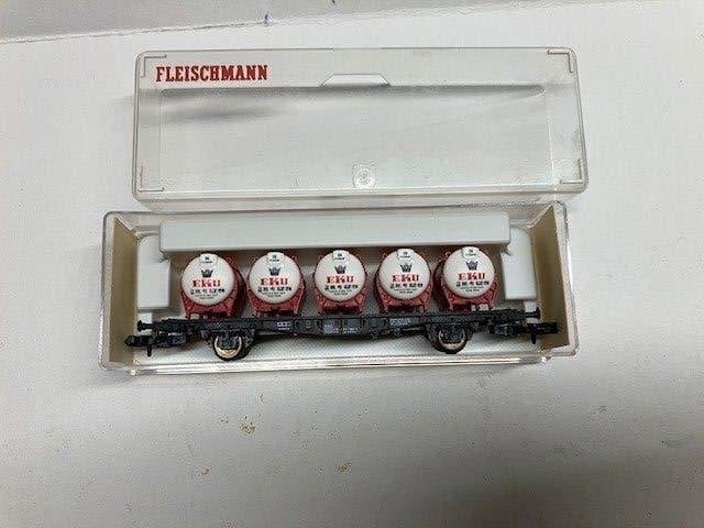 N spoor Fleischmann silo wagon, Gelijkstroom, Fleischmann, Ophalen of Verzenden, Nieuw