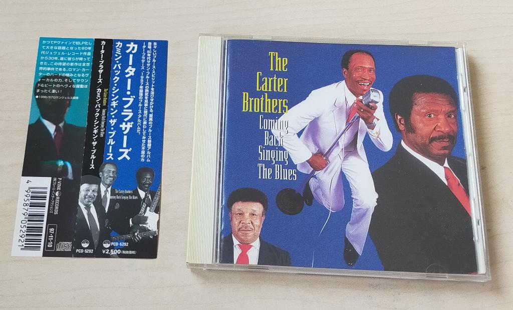 The Carter Brothers - Coming Back Singing The Blues CD Japan, Ophalen of Verzenden, 1960 tot 1980, Gebruikt, Jazz