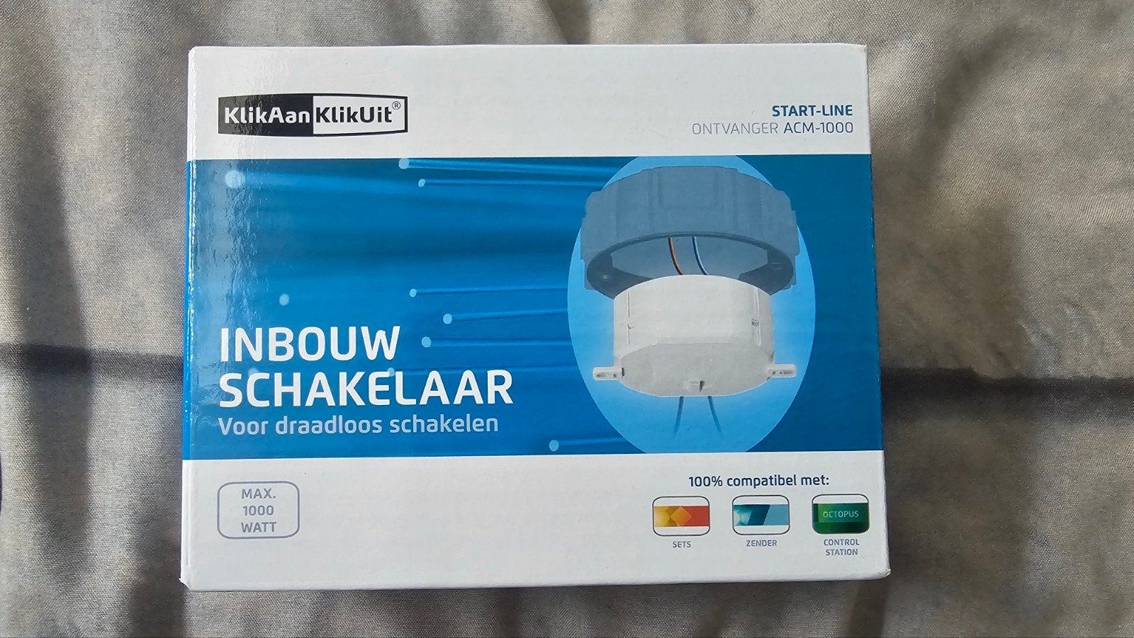 KlikAanKlikUit Inbouw Schakelaar ACM-1000, Ophalen of Verzenden, Nieuw