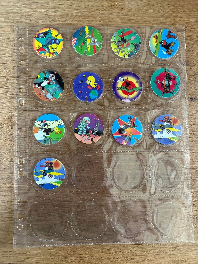 Smiths - Flying Flippo - Looney Tunes (1995) 13 flippo's, Verzamelen, Ophalen of Verzenden, Looney Tunes, Verzameling