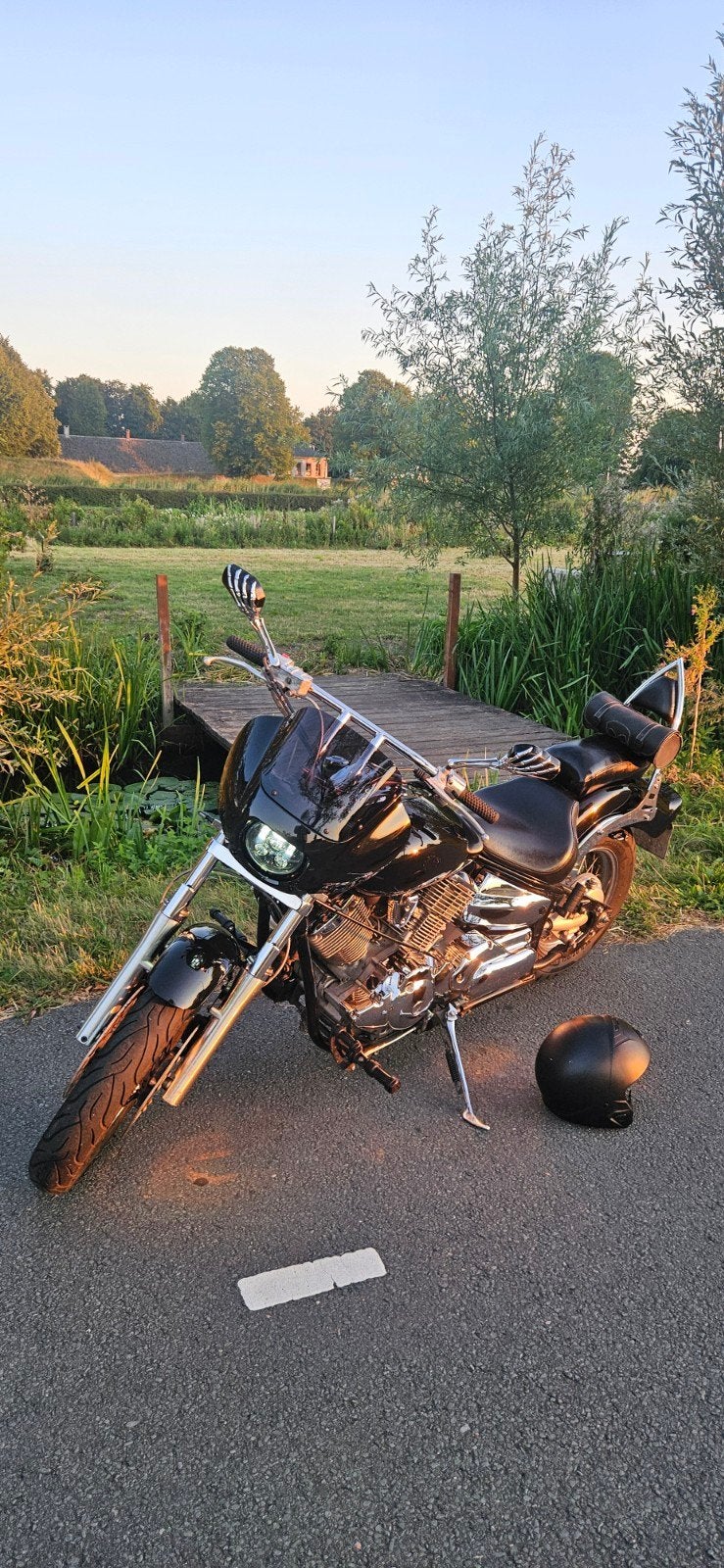 YAMAHA XVS 1100 DRAGSTAR CLUBSTYLE, 2 cilinders, Chopper, Gebruikt, Meer dan 35 kW
