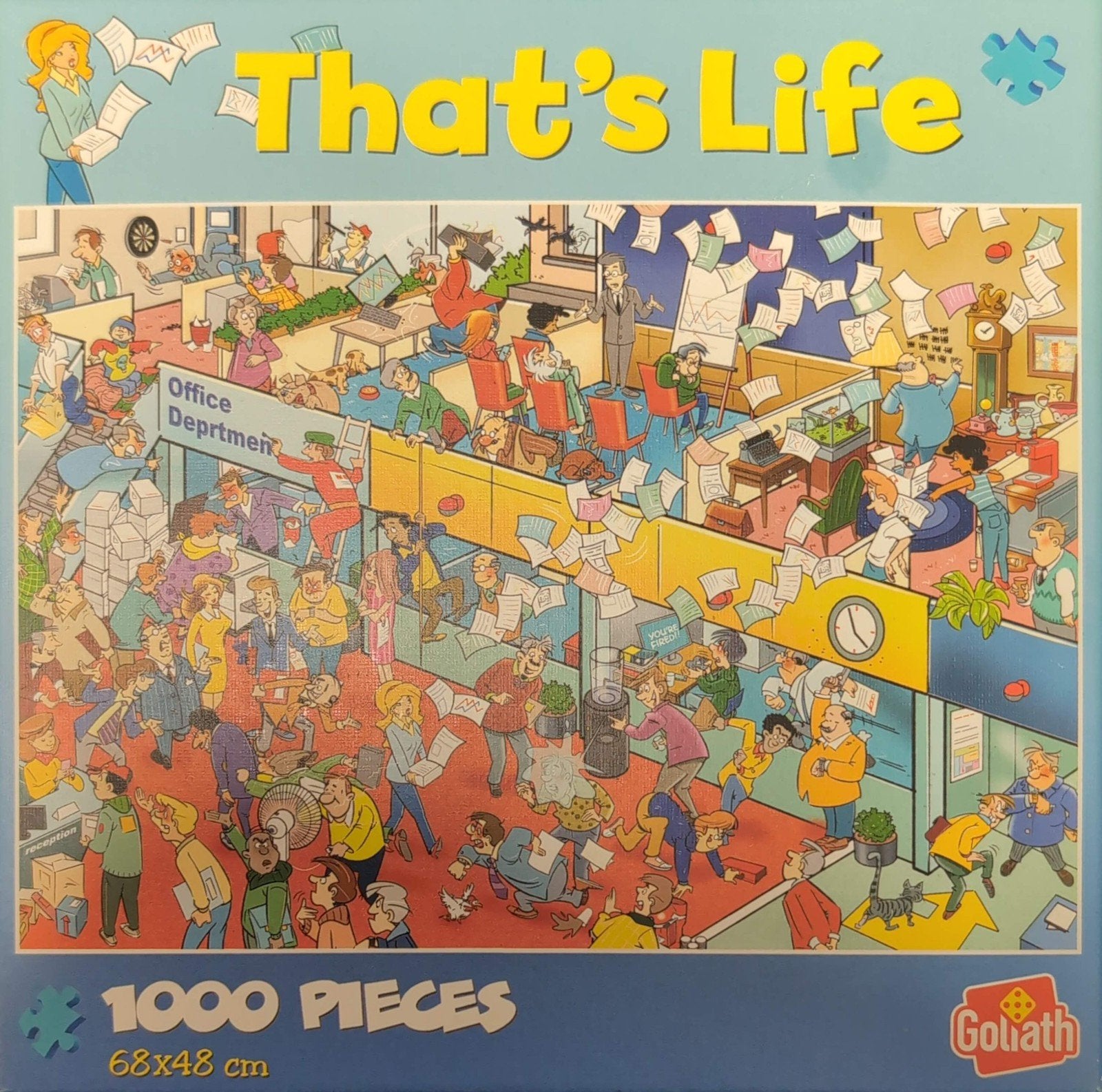 Goliath That's Life Kantoor 1000 stukjes, Ophalen of Verzenden, 500 t/m 1500 stukjes, Nieuw, Legpuzzel