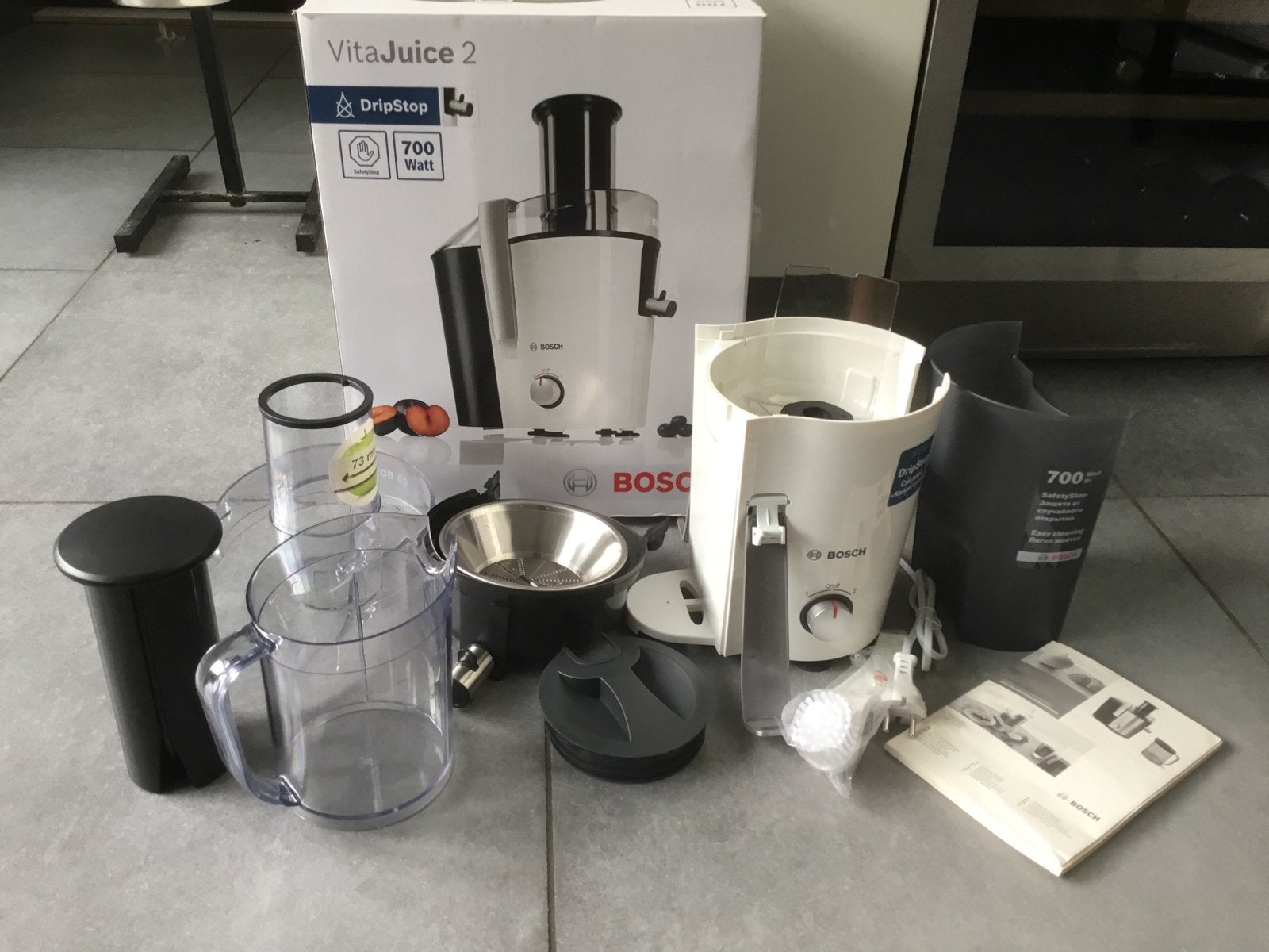 Bosch VitaJuice 2 - Zo goed als nieuw, Ophalen, Zo goed als nieuw, Elektrisch, Sapcentrifuge