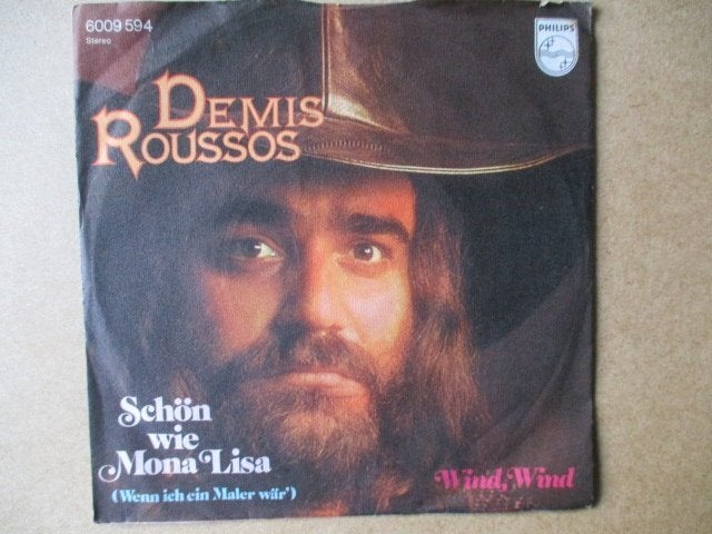 s4130 demis roussos - schon wie mona lisa, Ophalen, Gebruikt, 7 inch, Overige genres