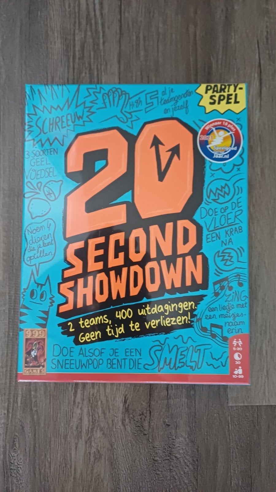 20 Second Showdown - Actiespel Splinternieuw gesealt  10+, Vijf spelers of meer, Ophalen of Verzenden, Nieuw