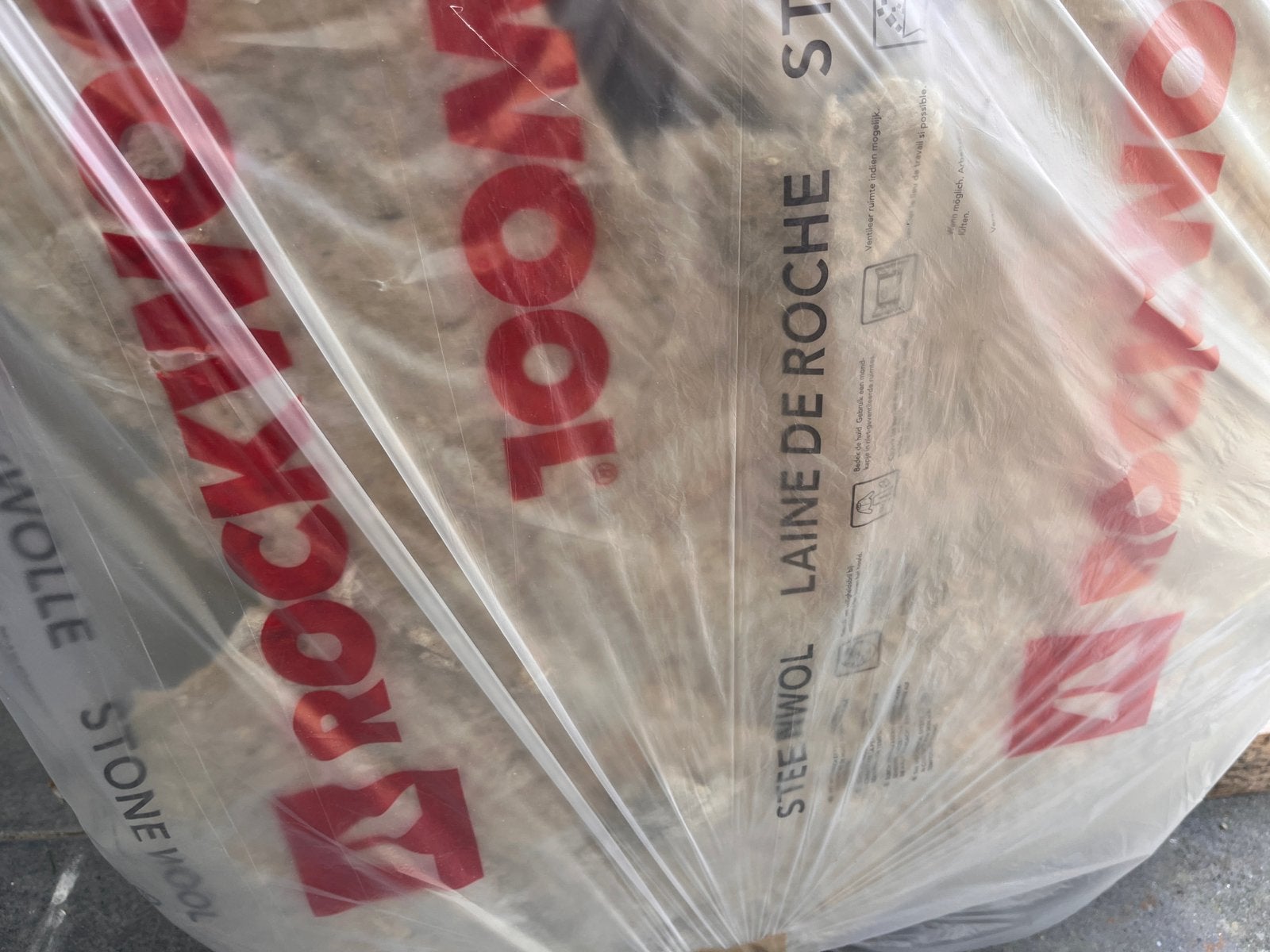 Steenwol 6 stuks Rockwool, Doe-het-zelf en Verbouw, Ophalen, 4 tot 8 cm, Steenwol, Zo goed als nieuw