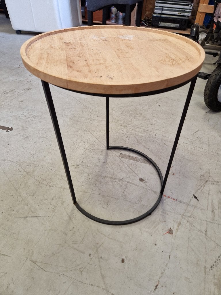 bijzettafel, Minder dan 55 cm, Gebruikt, Rond, Nvt